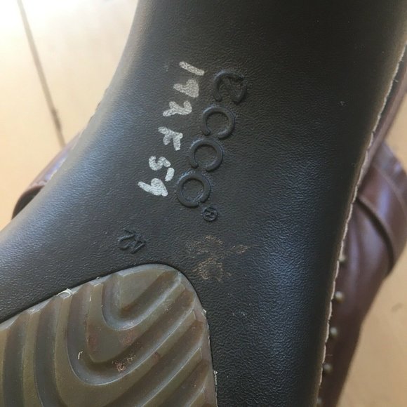 ECCO Brown Buckle Clogs Mule Shoes Women's 42 11 - Picture 7 of 10